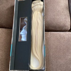 T1B/SILVER Beyond the beauty 100% human hair clip extensions